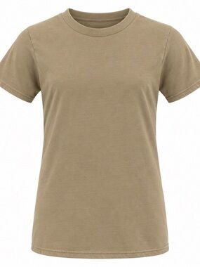 DSCP Military Tan Moisture Wicking Performance T-Shirt USA Made XXS Used
